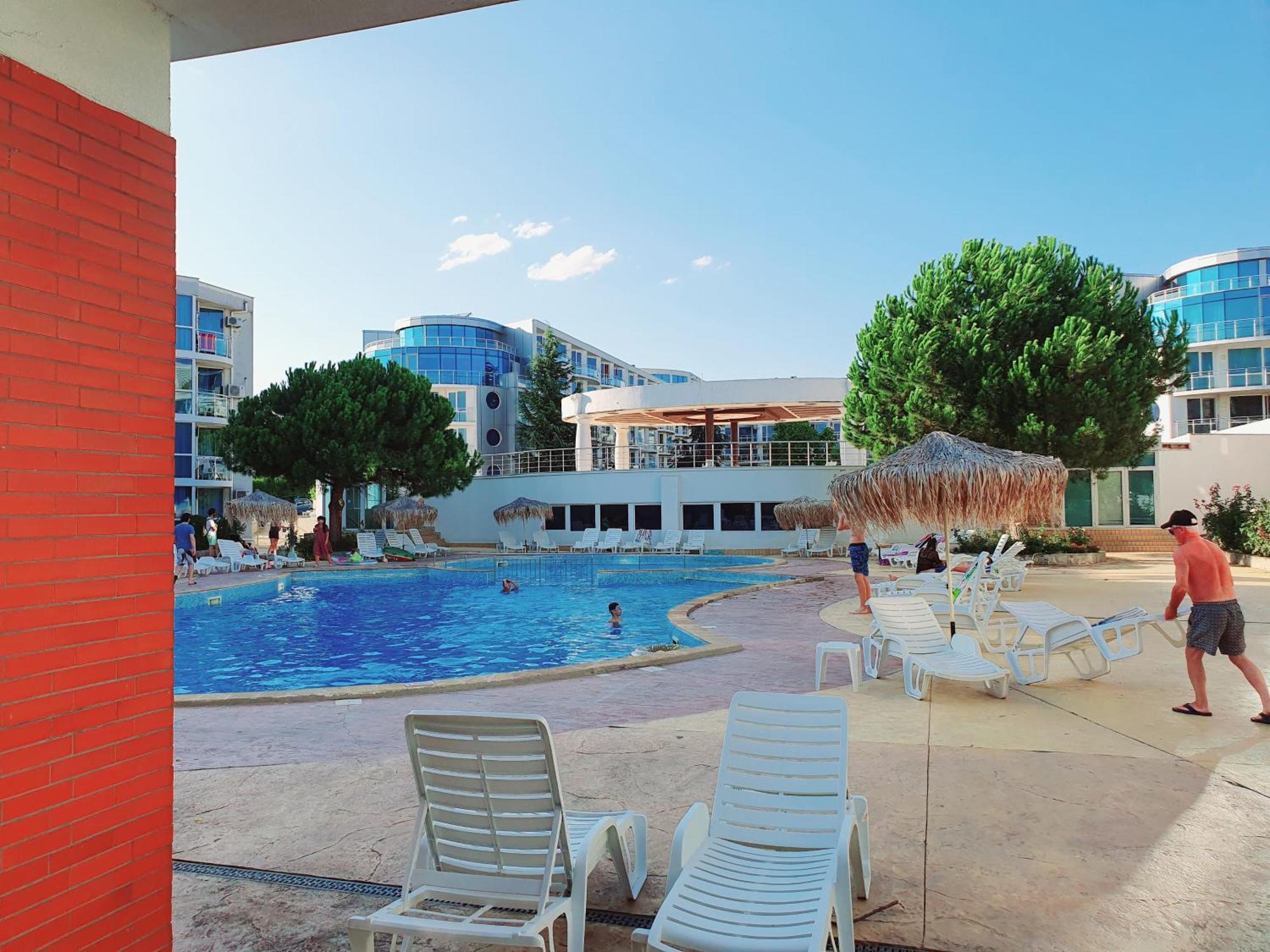 سارافوفو Elena'S Lux Aparthotel - Town & Sea View - Atlantis Spa المظهر الخارجي الصورة